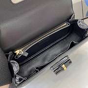 Gucci Bamboo Diva Medium Bag Black 26.6x13x8cm - 2