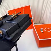 Hermes Kelly Multipocket To Go Black Gold 18x11cm - 4