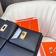 Hermes Kelly Multipocket To Go Black Gold 18x11cm - 3