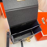 Hermes Kelly Multipocket To Go Black Gold 18x11cm - 2