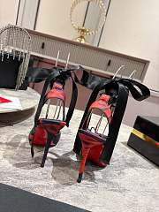 Christian Louboutin Cassia Lace Up 100mm Pumps Roses - 5