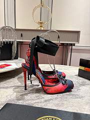 Christian Louboutin Cassia Lace Up 100mm Pumps Roses - 2