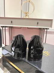 Christian Louboutin Sweetie Jane Mesh Black Patent Ballerinas - 2