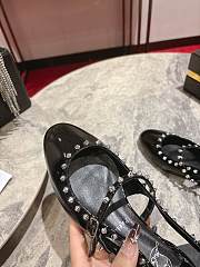 Christian Louboutin Sweet Janispikes Slingbacks Black Patent - 3