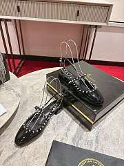 Christian Louboutin Sweet Janispikes Slingbacks Black Patent - 2