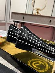 Christian Louboutin Black Sweetie Jane Spike Ballet Flats - 5