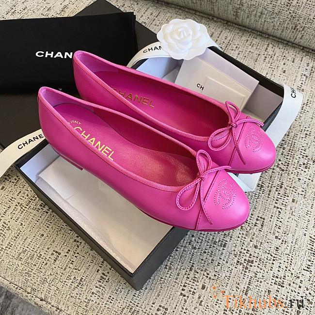 Chanel Ballerina Pink Flat  - 1