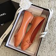 Chanel Ballerina Orange Flat - 5