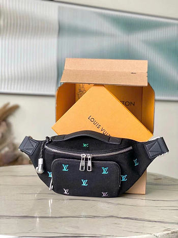 Louis Vuitton LV Rush Bumbag Gradient Blue 30x15x8cm