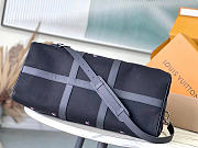 Louis Vuitton LV Keepall Bandoulière 50 Gradient Blue 50x29x23cm - 4