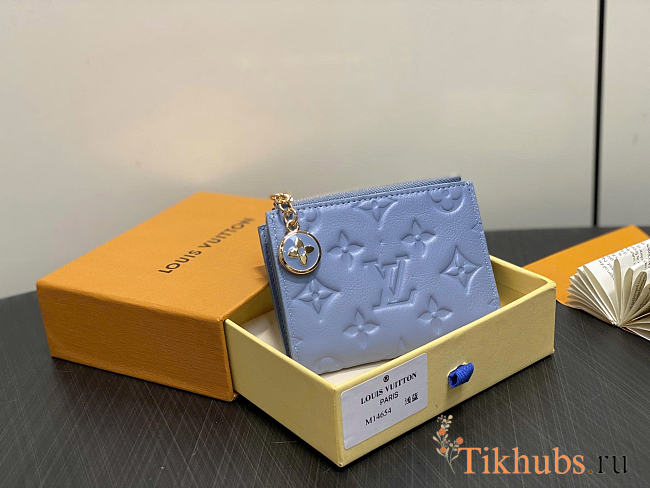Louis Vuitton LV Lisa Wallet Blue 11.5x9x1.5cm - 1