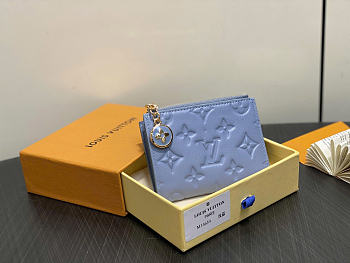 Louis Vuitton LV Lisa Wallet Blue 11.5x9x1.5cm