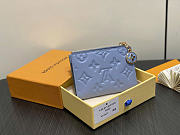 Louis Vuitton LV Lisa Wallet Blue 11.5x9x1.5cm - 3