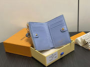 Louis Vuitton LV Lisa Wallet Blue 11.5x9x1.5cm - 4
