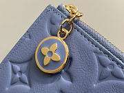 Louis Vuitton LV Lisa Wallet Blue 11.5x9x1.5cm - 2