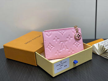 Louis Vuitton LV Lisa Wallet Pink 11.5x9x1.5cm
