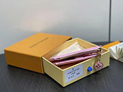 Louis Vuitton LV Lisa Wallet Pink 11.5x9x1.5cm - 3