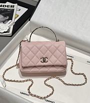 Chanel 25s Coco Crush Handle Pink Caviar 18x11.5x7cm - 1
