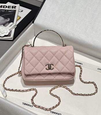 Chanel 25s Coco Crush Handle Pink Caviar 18x11.5x7cm