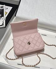 Chanel 25s Coco Crush Handle Pink Caviar 18x11.5x7cm - 6