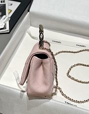 Chanel 25s Coco Crush Handle Pink Caviar 18x11.5x7cm - 3