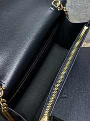YSL Kate Bag Black Patent 19x12.5x4cm - 6