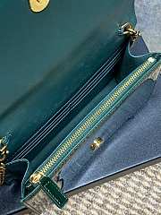 YSL Kate Bag Green Patent 19x12.5x4cm - 5
