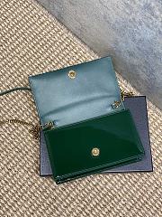 YSL Kate Bag Green Patent 19x12.5x4cm - 2