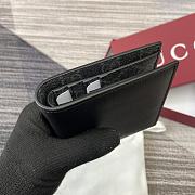 Gucci GG Emblem Bi-fold Embossed Wallet 10cm - 5