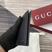 Gucci GG Emblem Bi-fold Embossed Wallet 10cm - 4