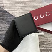 Gucci GG Emblem Bi-fold Embossed Wallet 10cm - 3