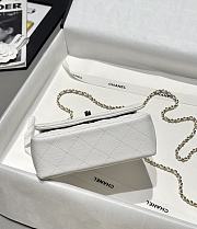 Chanel 25s Coco Crush Handle White Caviar 18x11.5x7cm - 5