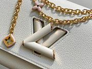 Louis Vuitton LV Twist MM Slim Bag White 23x16x8cm - 2
