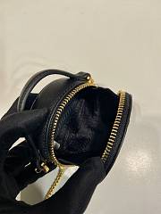 Prada Mini Pouch Black Saffiano 8x8x3.5cm - 2
