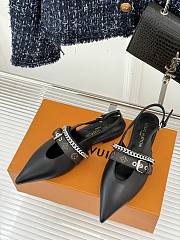 Louis Vuitton LV Slingback Black Flat - 5