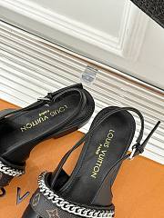Louis Vuitton LV Slingback Black Flat - 4