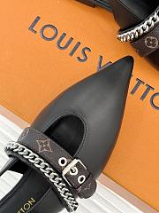 Louis Vuitton LV Slingback Black Flat - 3