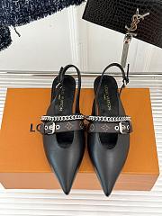 Louis Vuitton LV Slingback Black Flat - 2