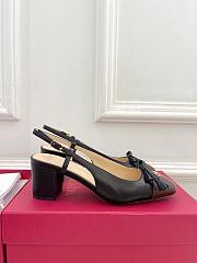 Valentino Valet Slingback Ballerina Black Brown Flat 6cm - 3
