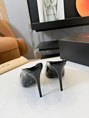 ALAIA Black Patent Leather Mules 10cm - 5
