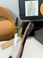 Alaia Flat Slingback Patent Black - 5