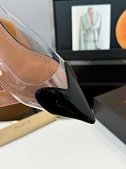 Alaia Flat Slingback Patent Black - 4