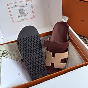 Hermes Chypre Wine Beige Sandal - 2