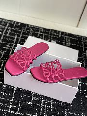 Loewe Petal Anagram Slide Soft Calfskin Pink - 3