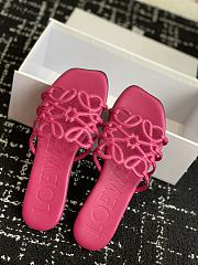 Loewe Petal Anagram Slide Soft Calfskin Pink - 2