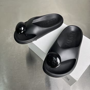 Loewe x Paula's Ibiza Foam Black Bubble Slides
