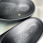 Loewe x Paula's Ibiza Foam Black Bubble Slides - 3