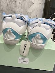 Lanvin Curb Sneaker White Light Blue - 5