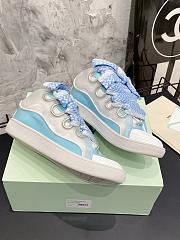 Lanvin Curb Sneaker White Light Blue - 4