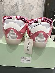 Lanvin Curb Sneaker White Pink - 2